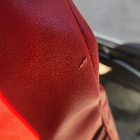 Red Versace 19V69 Italia Faux Leather Purse - Picture 14 of 16